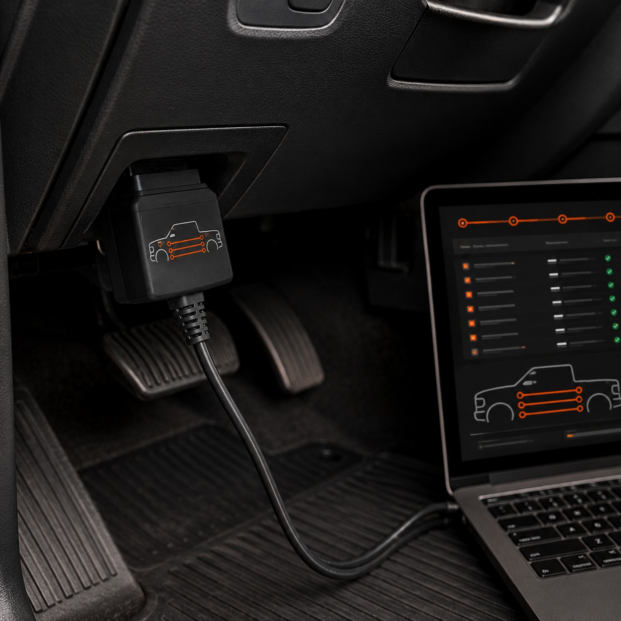 OBD-II connection
